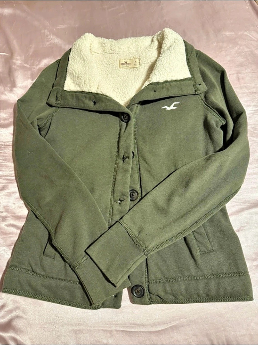 Hollister Sherpa Lined Jacket